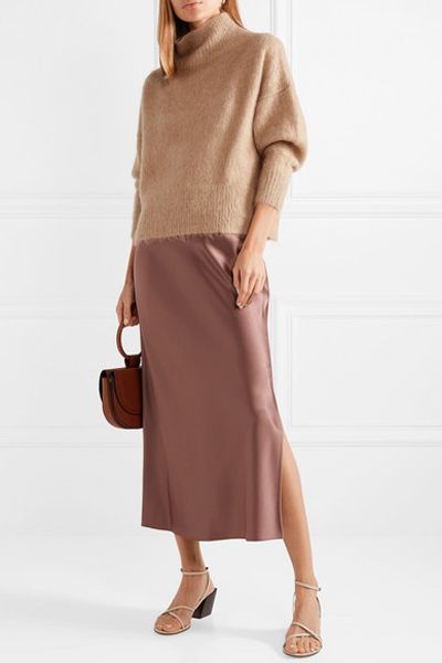 Satin Maxi Skirt from Theory