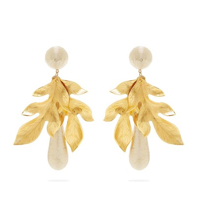 Violetta 14kt Gold-Plated Earrings from Rebecca de Ravenel