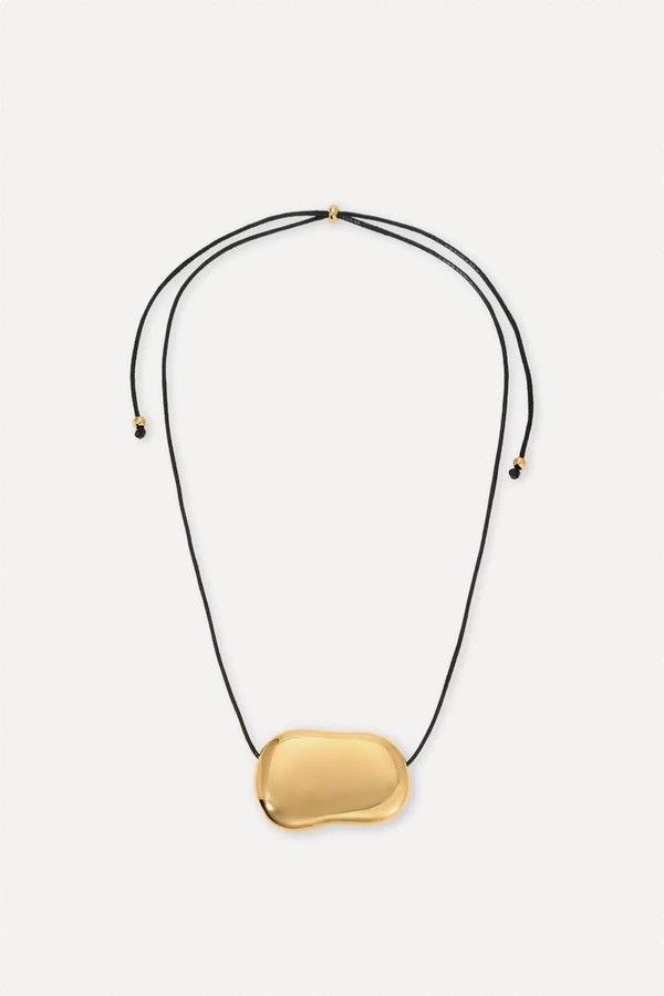 Julia Glass & Cord Pendant Necklace from Heaven Mayhem