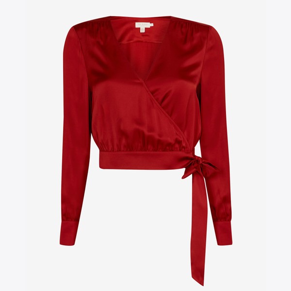 Cropped Wrap Top from Ted Baker