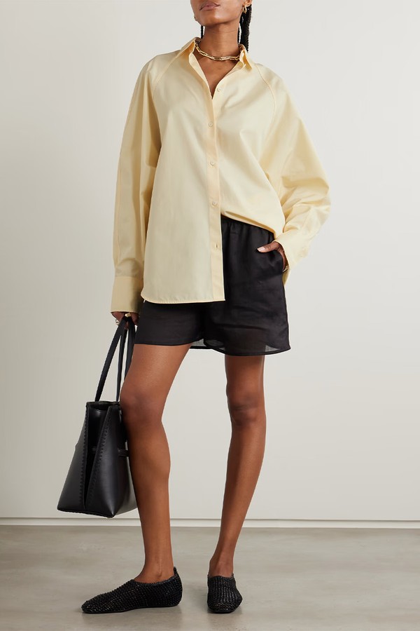 Ramie Shorts from TOTEME