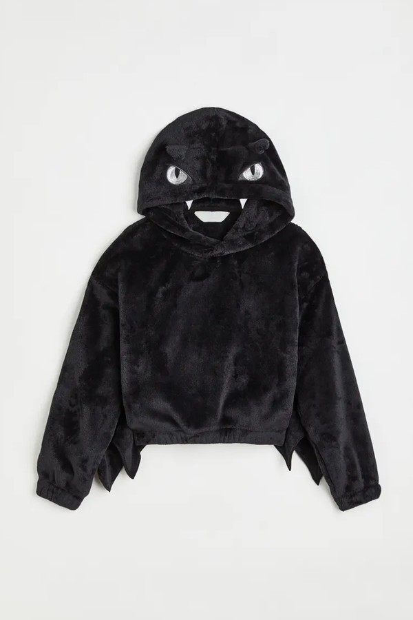 Appliquéd Pile Hoodie from H&M