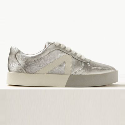 Leather Lace-up Trainers