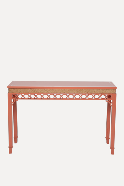 Trellis Fretwork Console Table  from Charles Orchard 