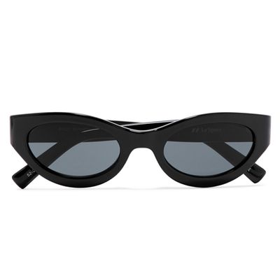 Body Bumpin Cat-Eye Acetate Sunglasses from Le Specs