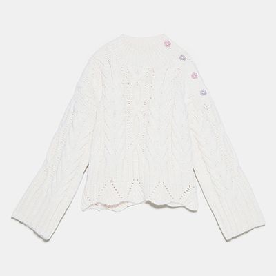 Cable-Knit Sweater from Zara