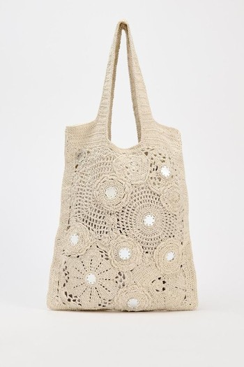 Woven Shopper Bag  from Zara