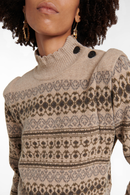 Jacquard Wool-Blend Sweater from Isabel Marant