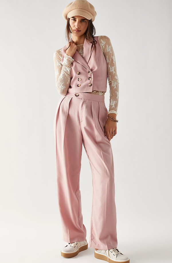 Gabbie Vest Suit Set