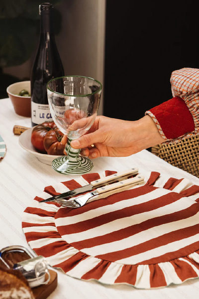 Wobbly Stripe Reversible Placemat, £24 | Balu London 