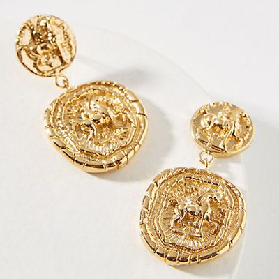 Amber Sceats Franco Coin Drop Earrings from Anthropogie