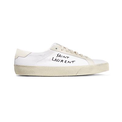 Court Classic Leather Sneakers from Saint Laurent 
