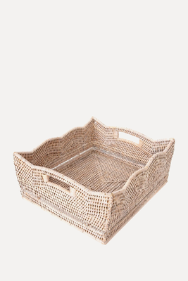Scallop Rattan Basket  from Marla & Primrose