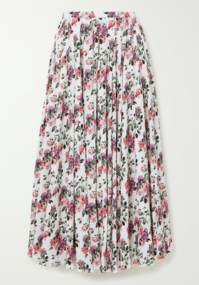 Rhea Floral-Print Midi Skirt from Emilia Wickstead