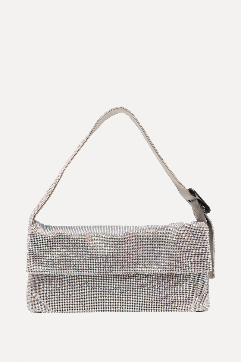 Vitty La Grande Crystal-Embellished Shoulder Bag from Benedetta Bruzziches