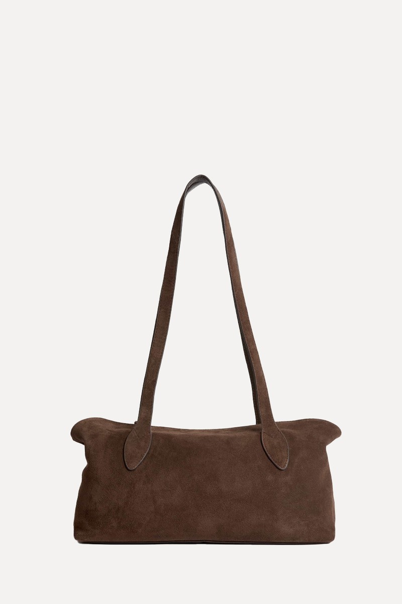 Suede Bowler Bag from Marks & Spencer