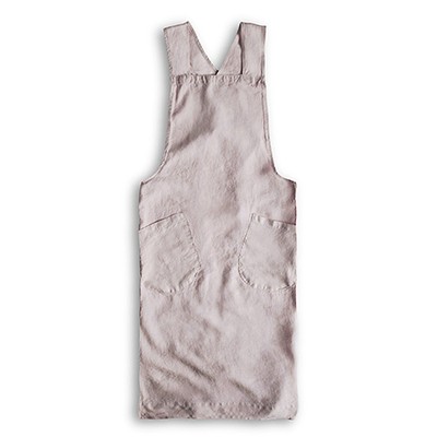 Rose Linen Artisan Cross Over Apron from The Linen Works