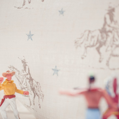 Vintage Cowboys Wallpaper from Peony & Sage