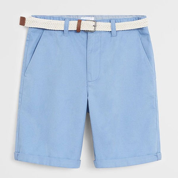 Belt Cotton Bermuda Shorts from Mango