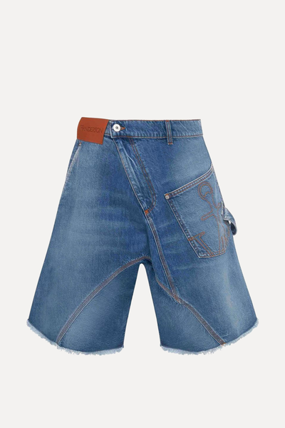 Twisted Workwear Denim Shorts from JW Anderson