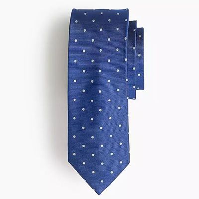 Silk Tie In Dot from J Crew