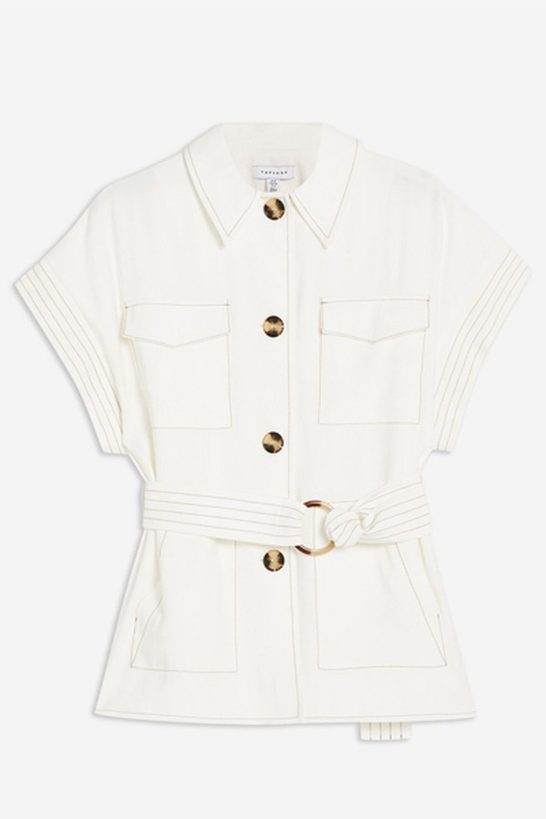 Utility Short Sleeve Blazer