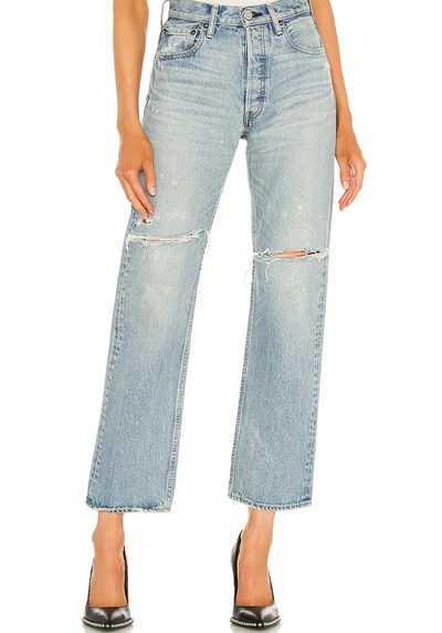 Teaneck Wide Straight Jeans from Moussy Vintage