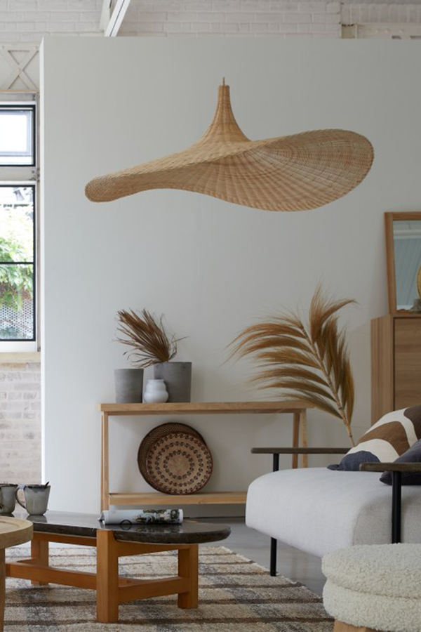 Fado Rattan Pendant Light  from Tikamoon