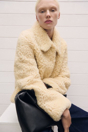 Shearling Leather Coat