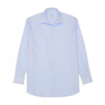 The Boyfriend: Poplin, Steel Blue from With Nothing Underneath