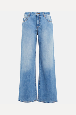 Eglitta Mid-Rise Wide-Leg Jeans from The Row