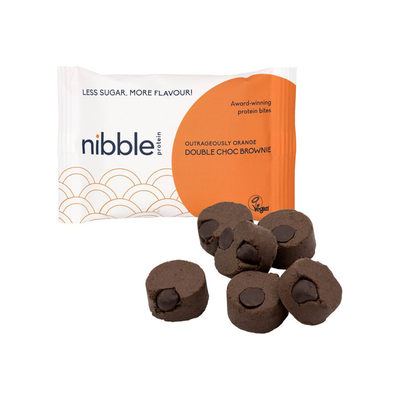 Orange Double Choc Brownie - Box Of 12 from Nibble