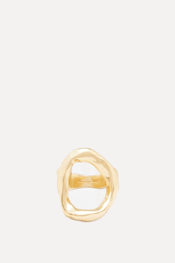 Ring With Textured Detail from Massimo Dutti