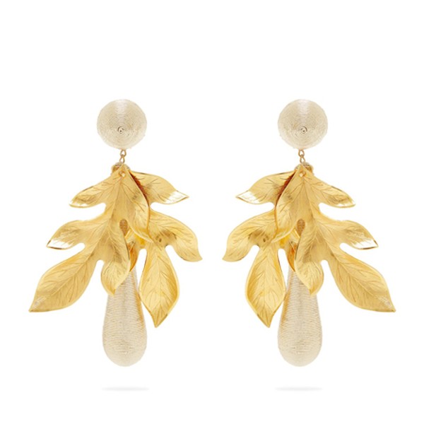 Violetta 14kt Gold-Plated Earrings from Rebecca de Ravenel
