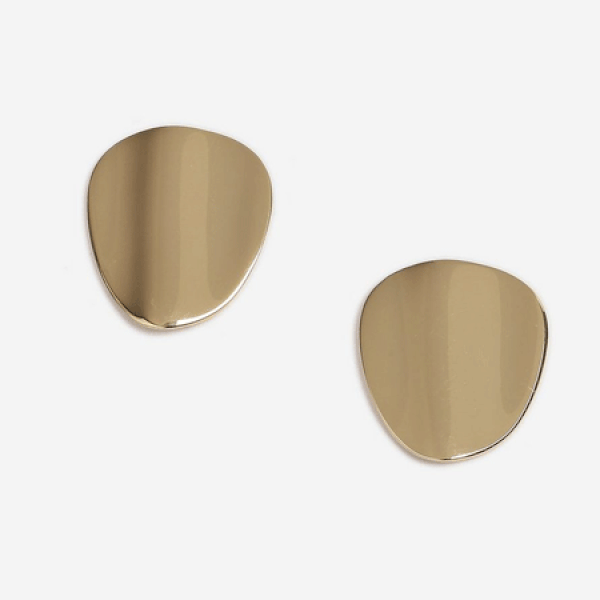 Organic Curve Stud Earrings