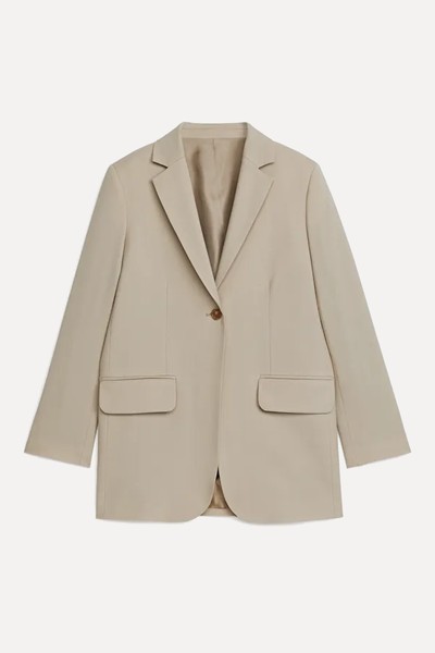 Hopsack Wool Blazer