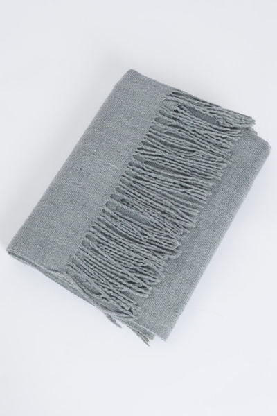 Grey Wool Blanket Scarf from Acne Studios