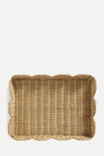 Scallop Woven Tray from Habitat