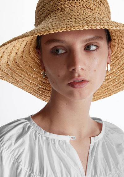 Straw Bucket Hat