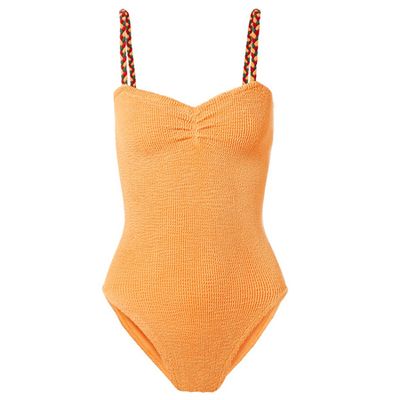 Trina Seersucker Swimsuit from Hunza G