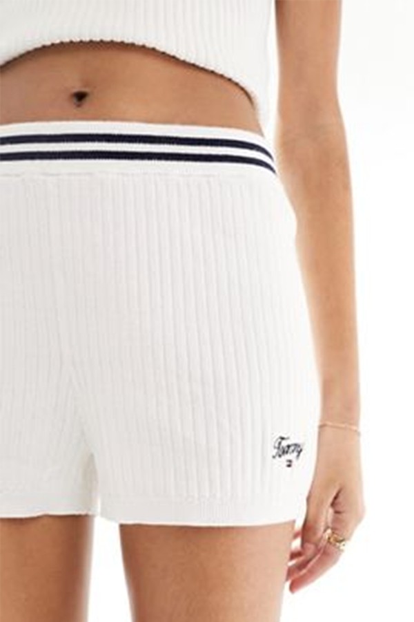 Co-Ord Knit Tipping Shorts from Tommy Hilfiger