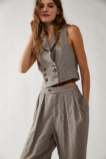 Gabbie Houndstooth Suit Set, £298 | Free People