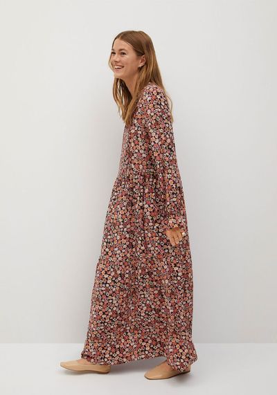 Printed Long Dress