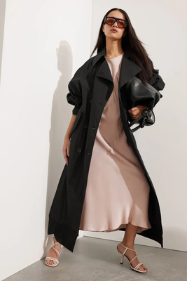 Crinkle-Effect Trench Coat from & Other Stories