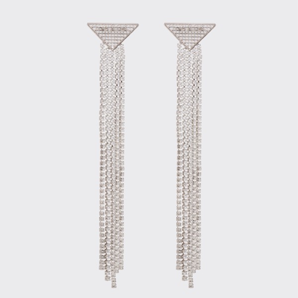 Crystal Logo Earrings