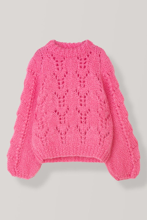 Hand Knit Wool Pullover from Ganni