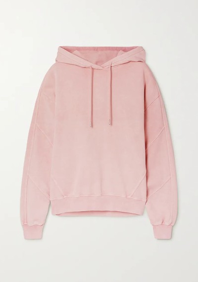 Panelled Organic Cotton-Jersey Hoodie from Ninety Percent