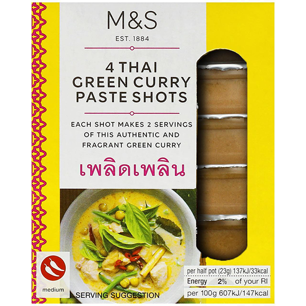 Thai Red Curry Paste Shots from M&S