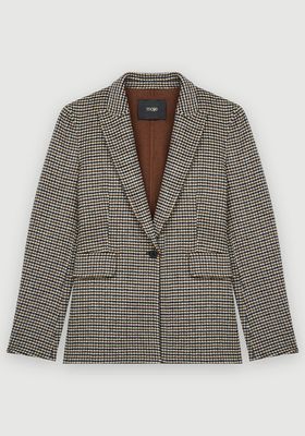 Checked Double-Faced Jacket from Maje