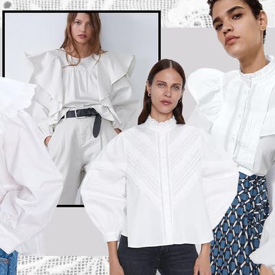 12 Great White Blouses At Zara 